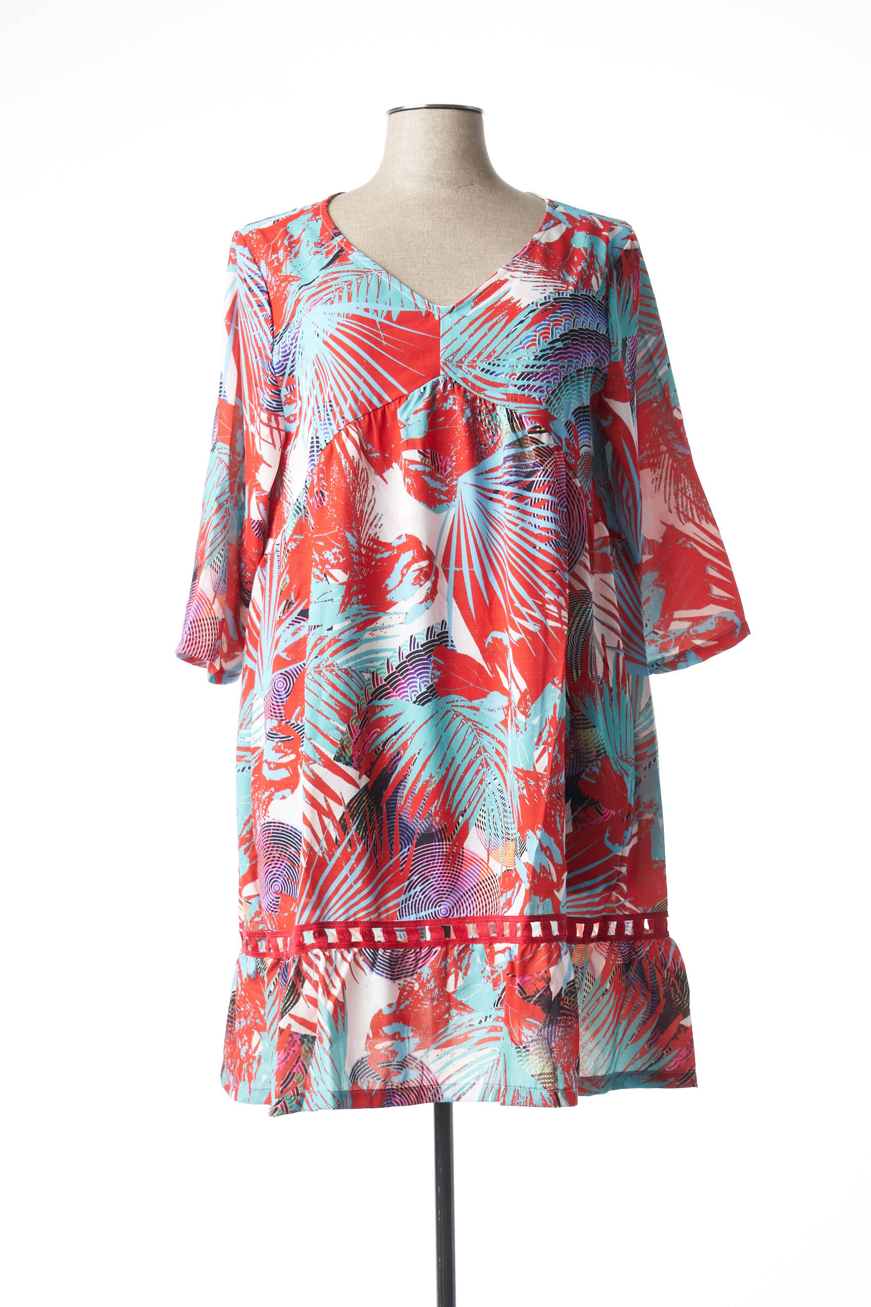 G Oze Tuniquemanchelongue Femme couleur rouge