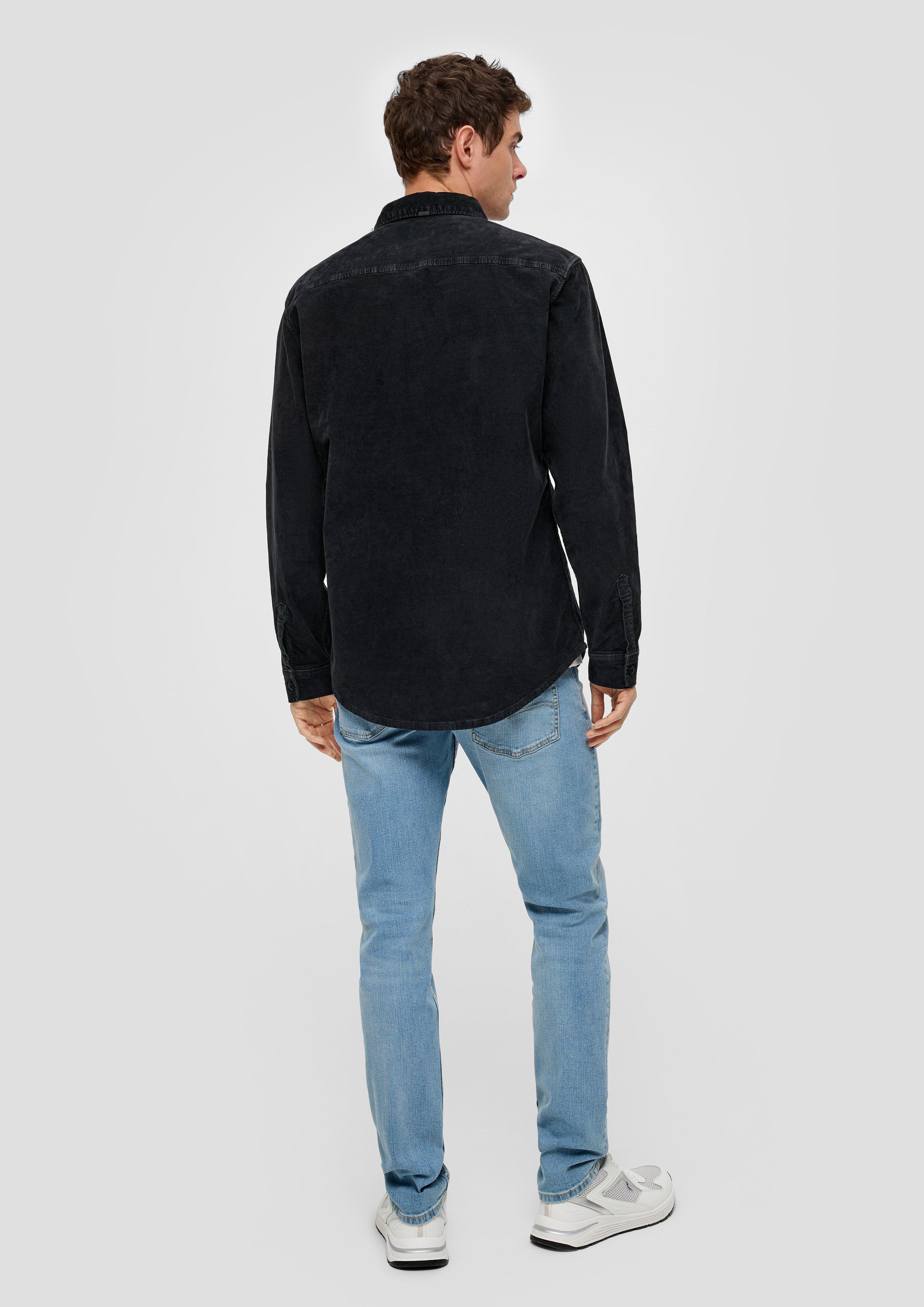 Regular: Hemd aus feinem Cord  2138719-9897