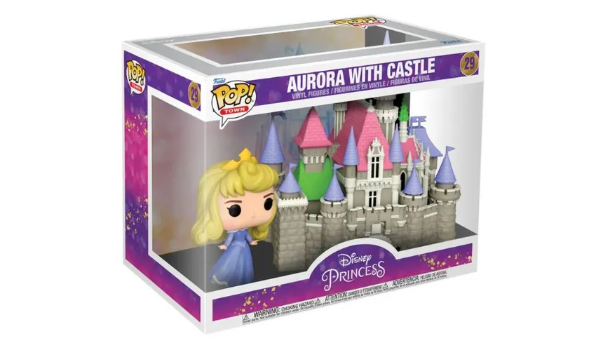 Funko - POP! -  Princess - Sleeping Beauty - Aurora with Castle Town