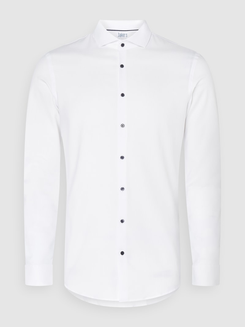 Super Slim Fit Business-Hemd mit Stretch-Anteil in weiß