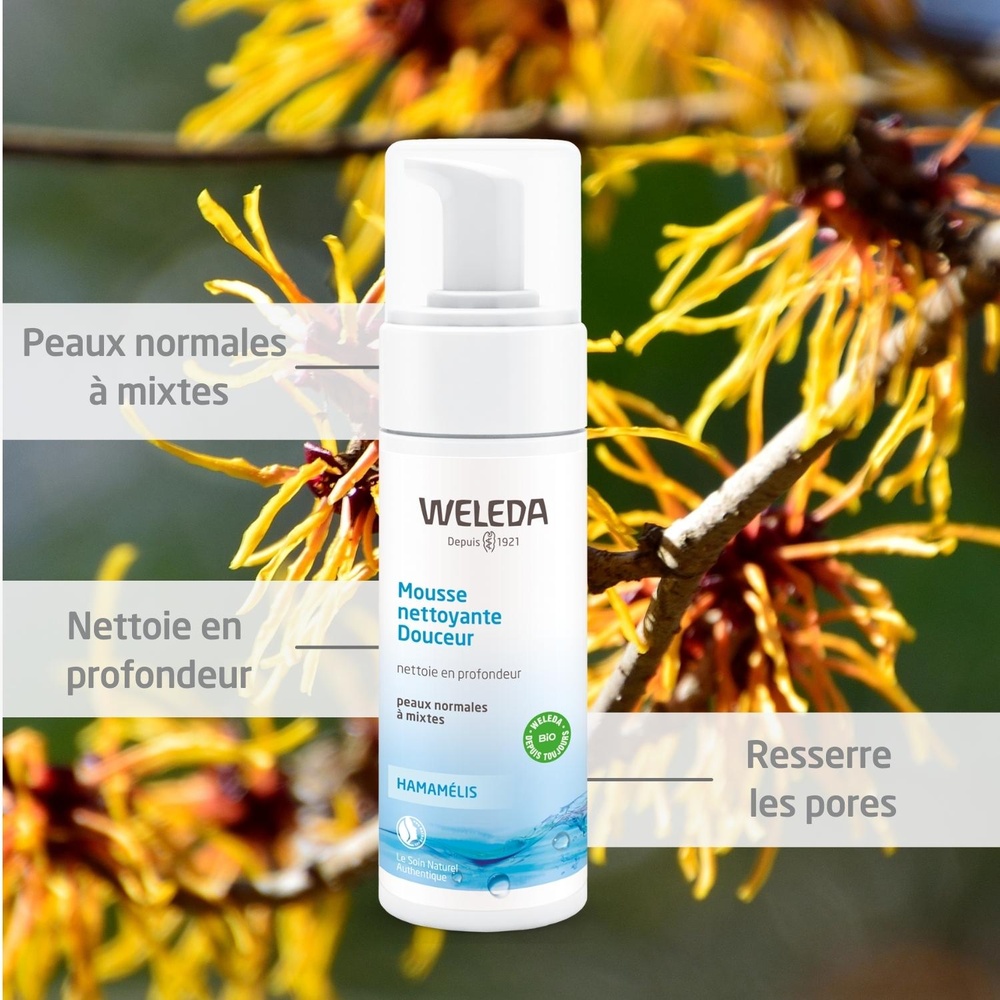 WELEDA Mousse nettoyante Douceur - 150 ml Visage