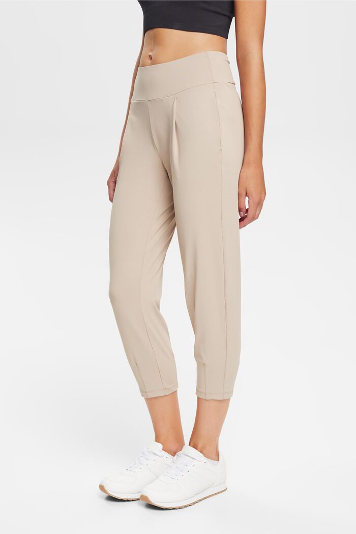 Gecroppte Jersey-Jogger-Pants mit E-DRY-Finish