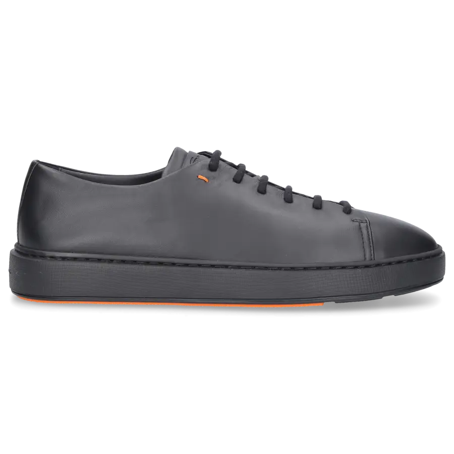 Santoni - Sneaker low 21640 Kalbsleder - schwarz