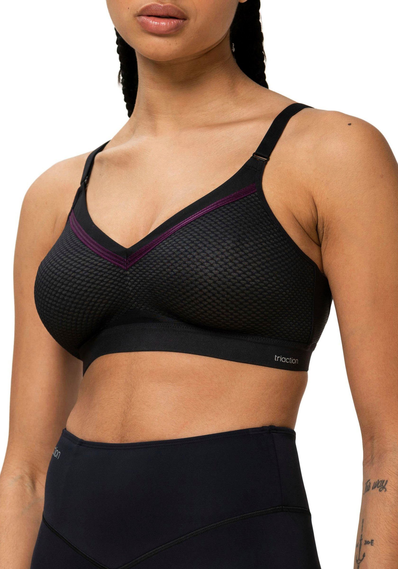 triaction by Triumph Sport-BH Free Motion N Cup B-F, ohne Bügel, für starke Belastung, Basic Dessous