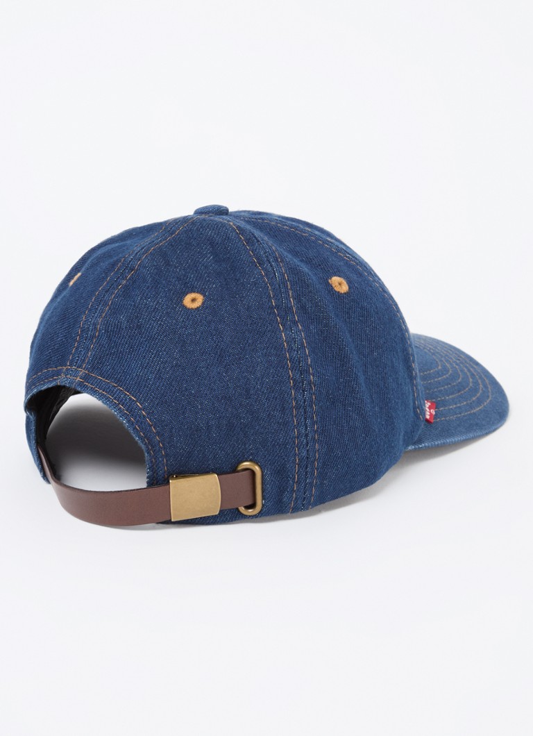 Levi's Relaxed Dad denim cap with logo