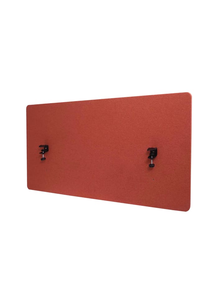 MCW Akustik-Tischtrennwand G75, 60x120cm braun günstig kaufen onesize