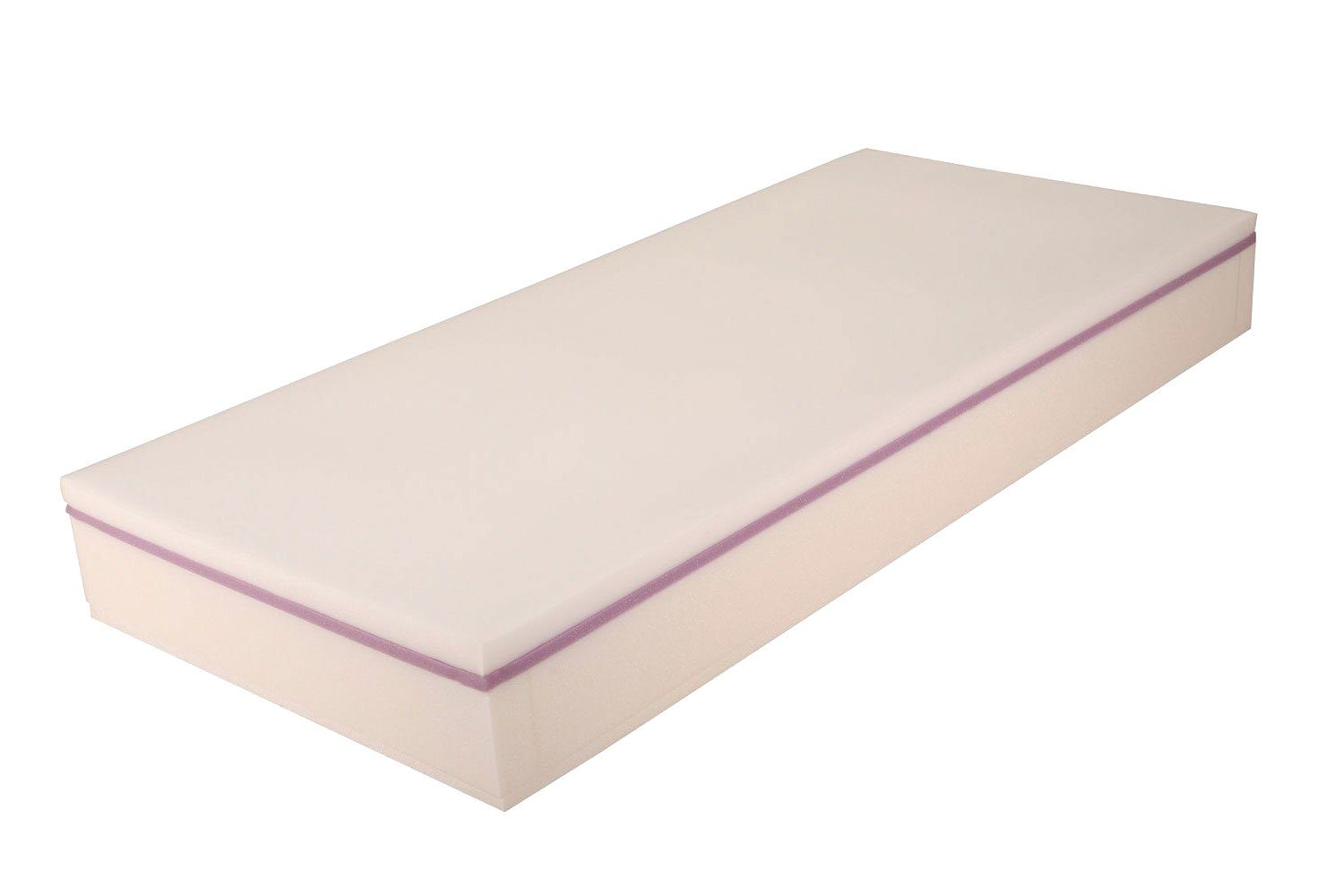 Taschenfederkernmatratze, mein-schlafcenter, 25 cm hoch, (1-tlg), Wendematratze H2, H3, 1000 + 500 Federn, 7 Liegezonen