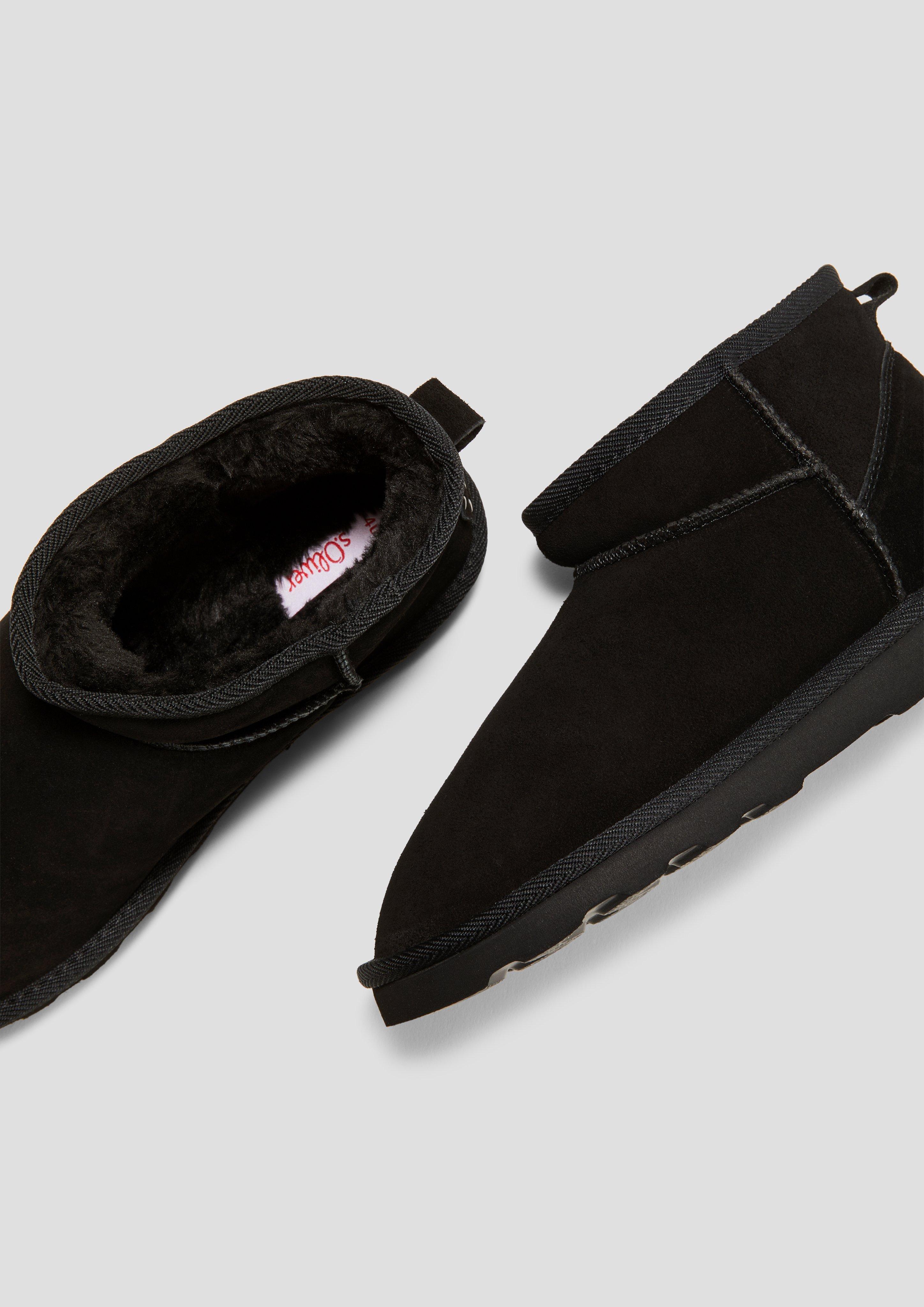 Flache Stiefel aus Leder  6008583-001