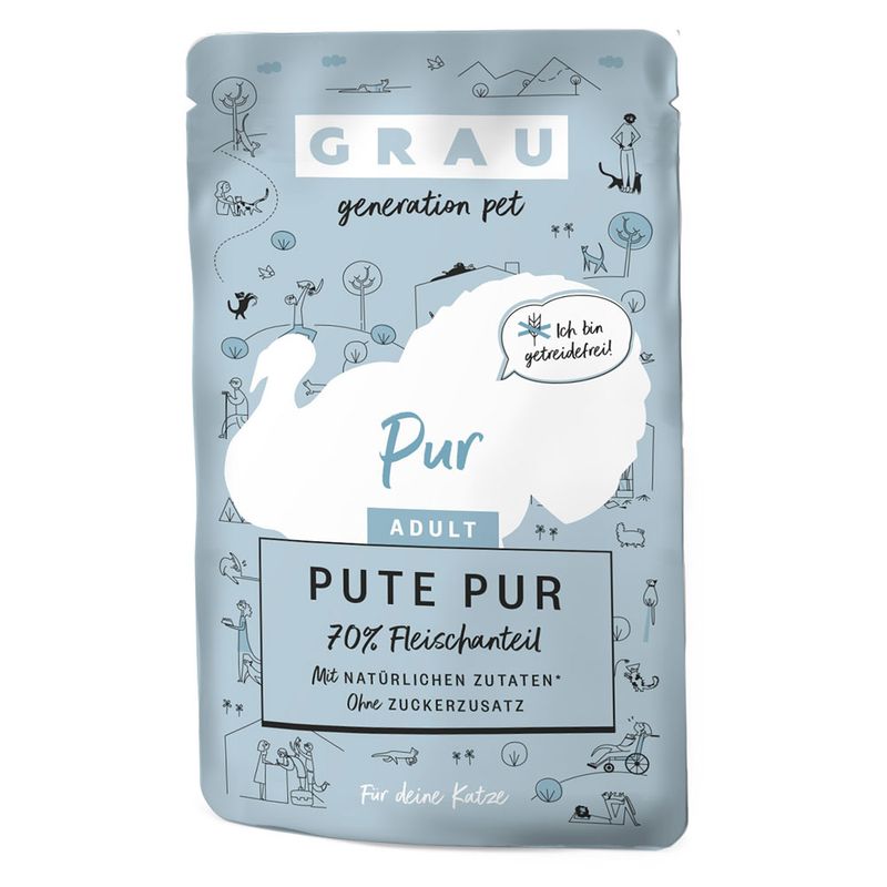 Sparpaket GRAU Adult Getreidefrei 32 x 125 g