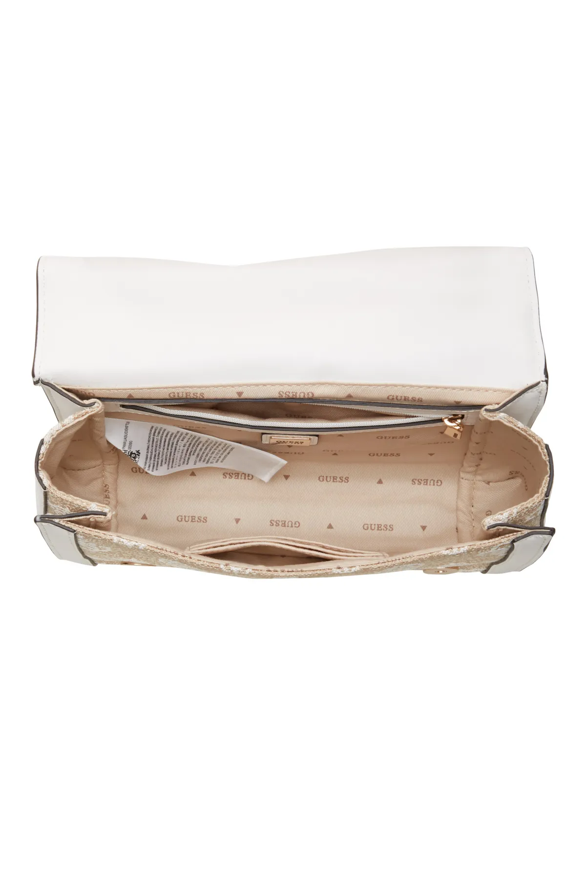 Guess  Loralee Damen Schultertasche Weiß Hwjg92-26210-wlo