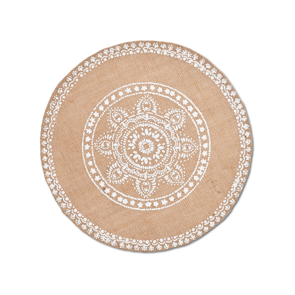 Tischset Mandala natur rund