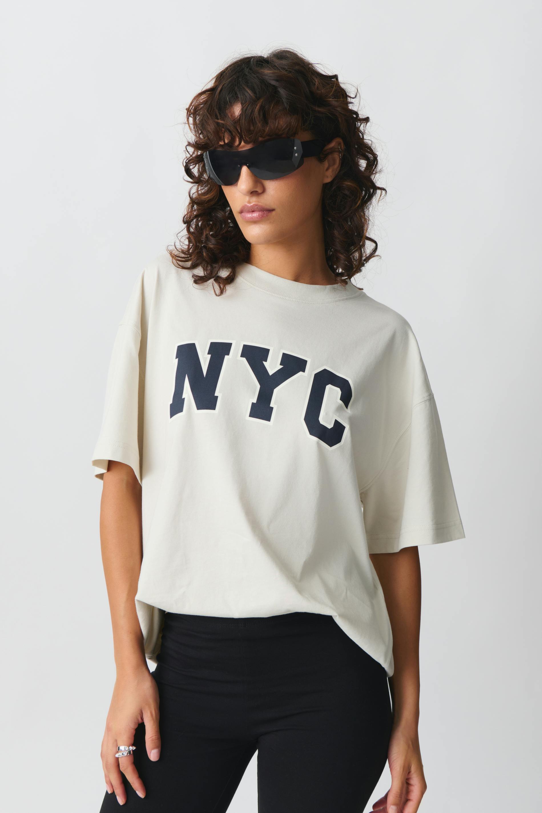 Oversized printed tee