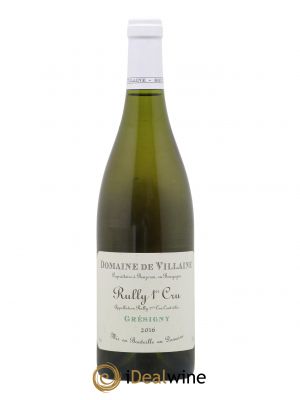 Rully 1er Cru Grésigny Domaine de Villaine  2016 - Lot de 1 Bouteille