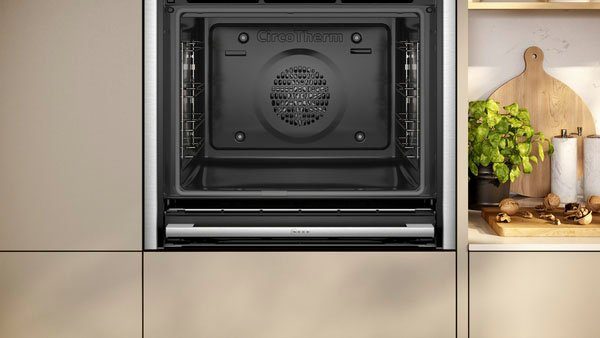 NEFF Einbaubackofen N 70 B54CR71N0, mit Teleskopauszug nachrüstbar, Hydrolyse, voll versenkbare Ofentür dank Slide & Hide®