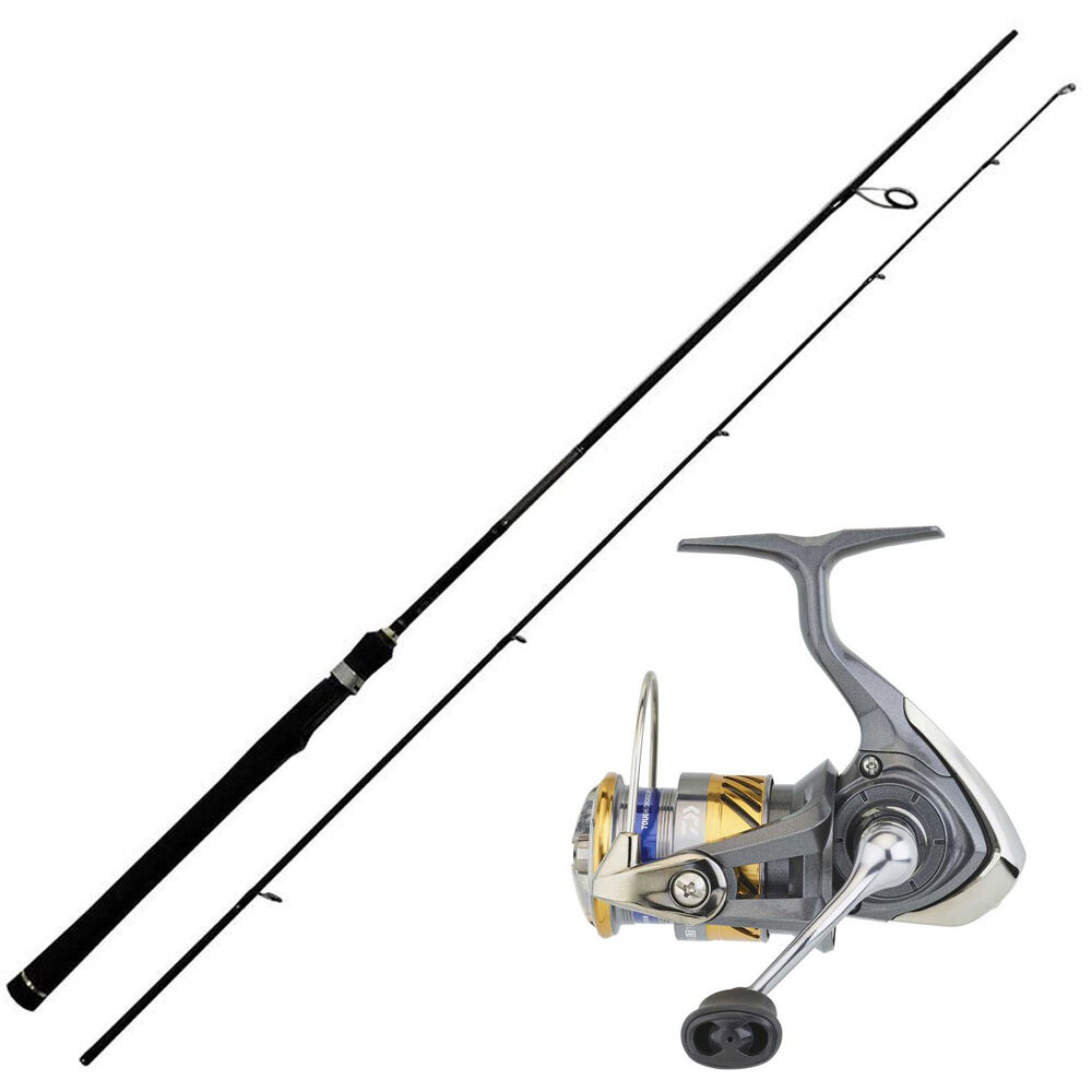 Major Craft Ultra Light Spinnrute + Daiwa 1000 Rolle
