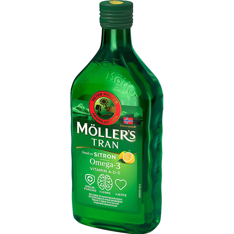Möller's Möller's Tran 500 ml Sitron