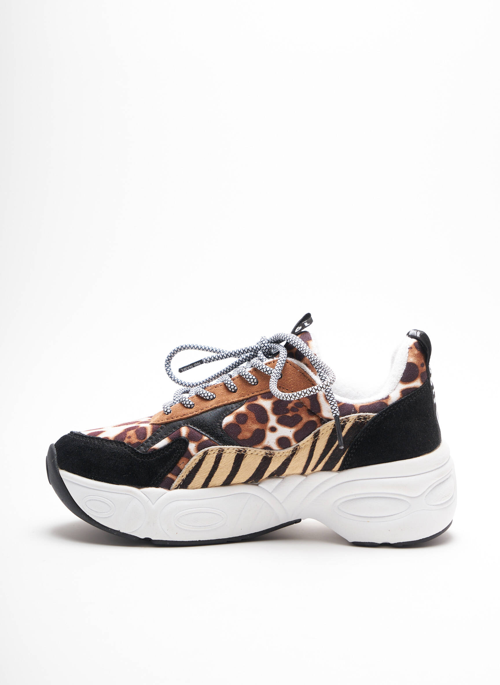 No Name Baskets Femme couleur marron