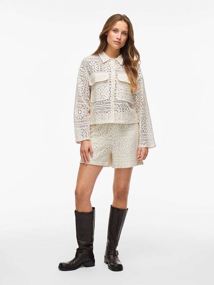 Vila Übergangsjacke in Creme günstig kaufen