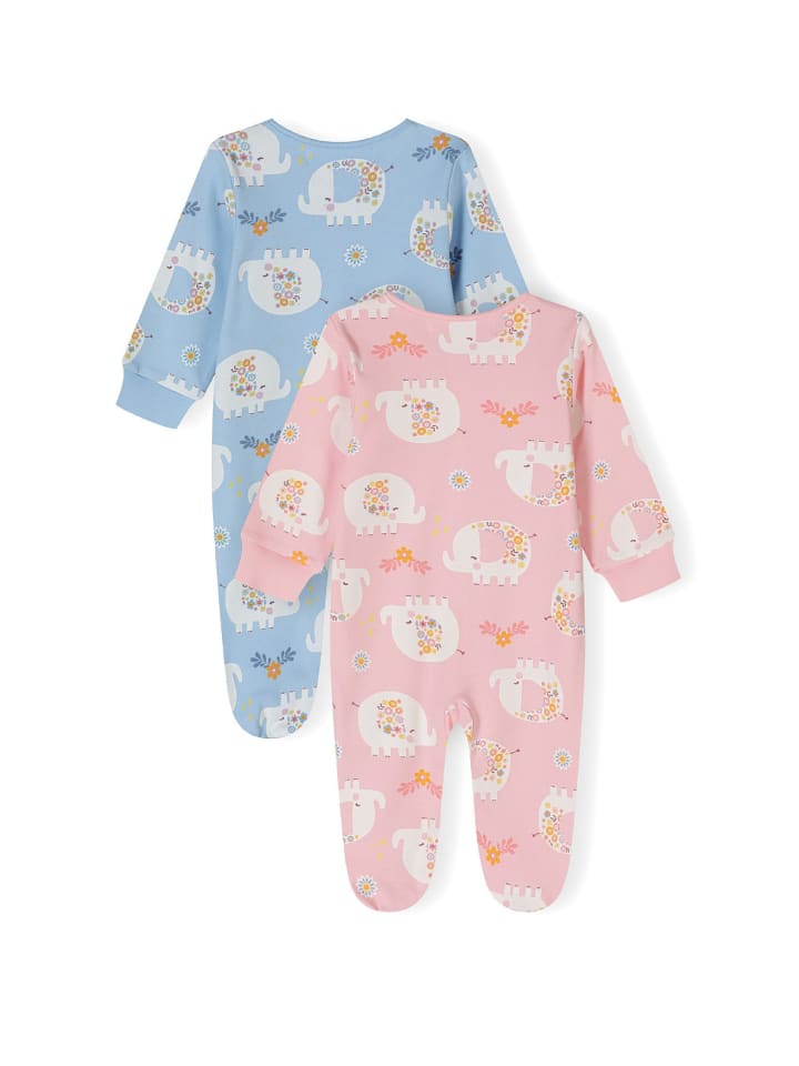 Minoti 2er. Set: Strampler 24babypack20 in hellblau günstig kaufen
