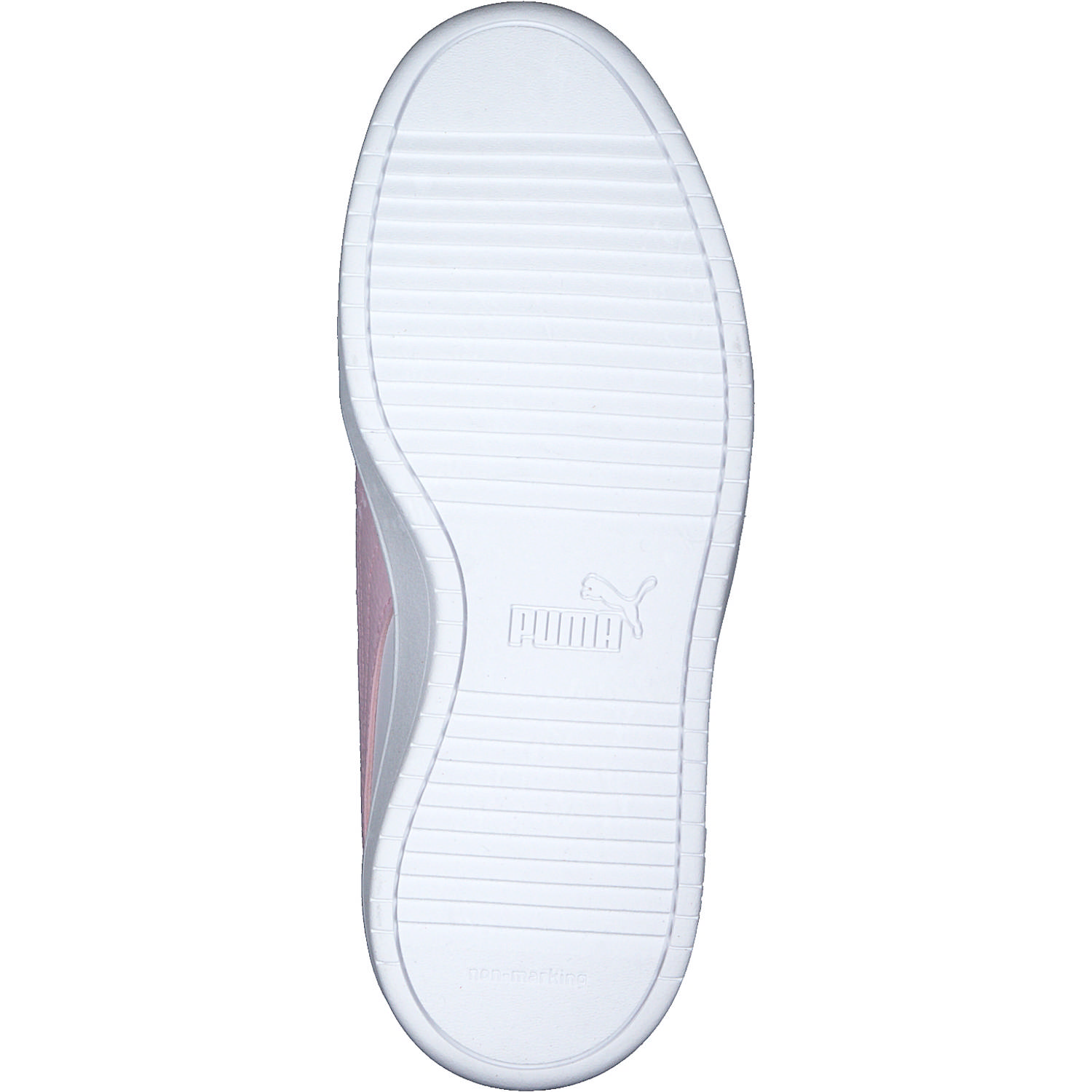 Puma Rickie AC PS 385836 W, Sneakers Low, Kinder, puma white-pearl pink-vivid vi
