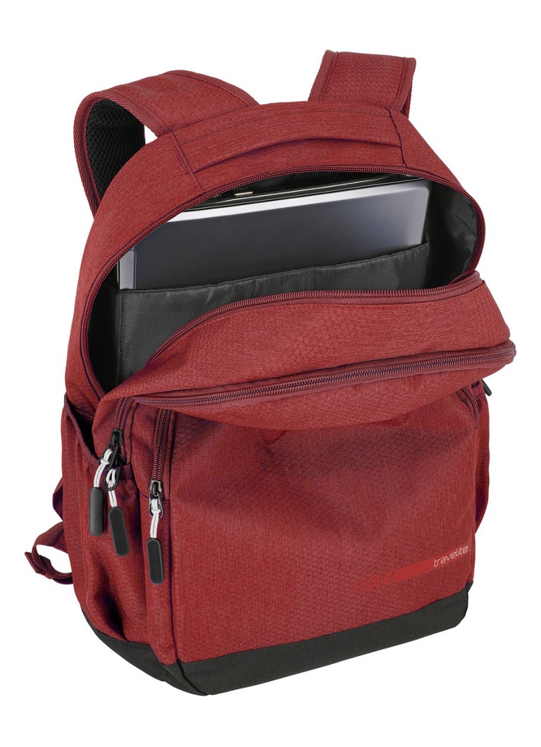 Travelite  Kick Off L rugzak met 15,6 inch laptopvak