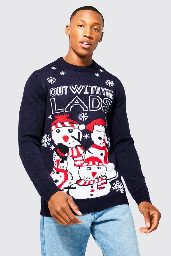 Lads Night Out Weihnachtspullover