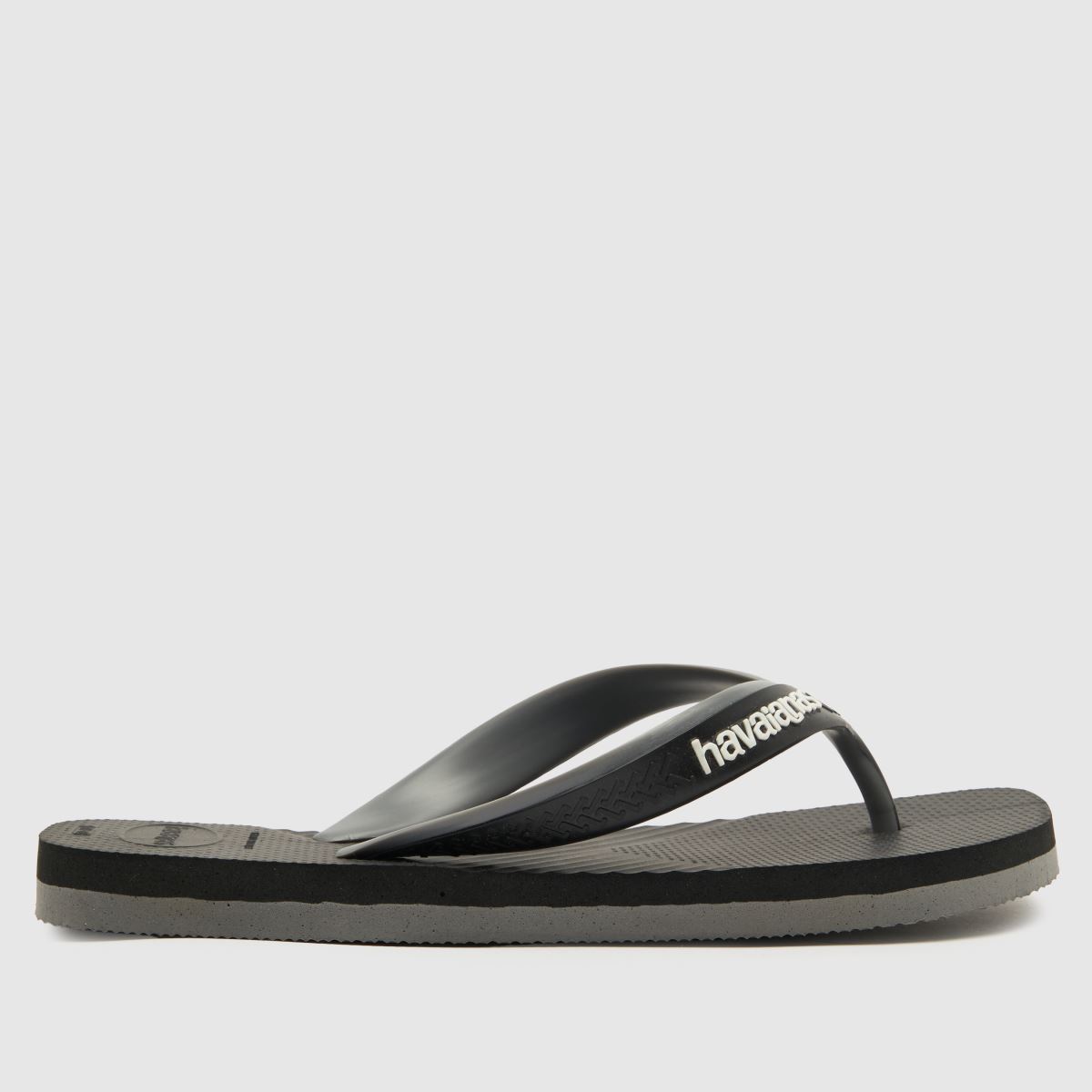 Havaianas dubbla sandaler i svart och grått
