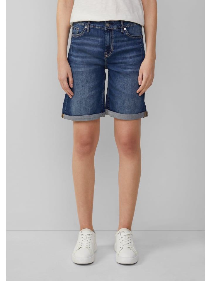 s.Oliver Jeans-Hose kurz in Blau günstig kaufen