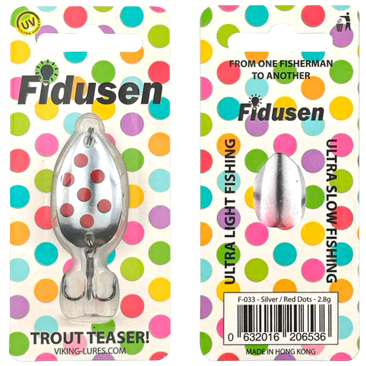 OGP Kunstköder Fidusen (Silver/Red Dots, 2,8 g)