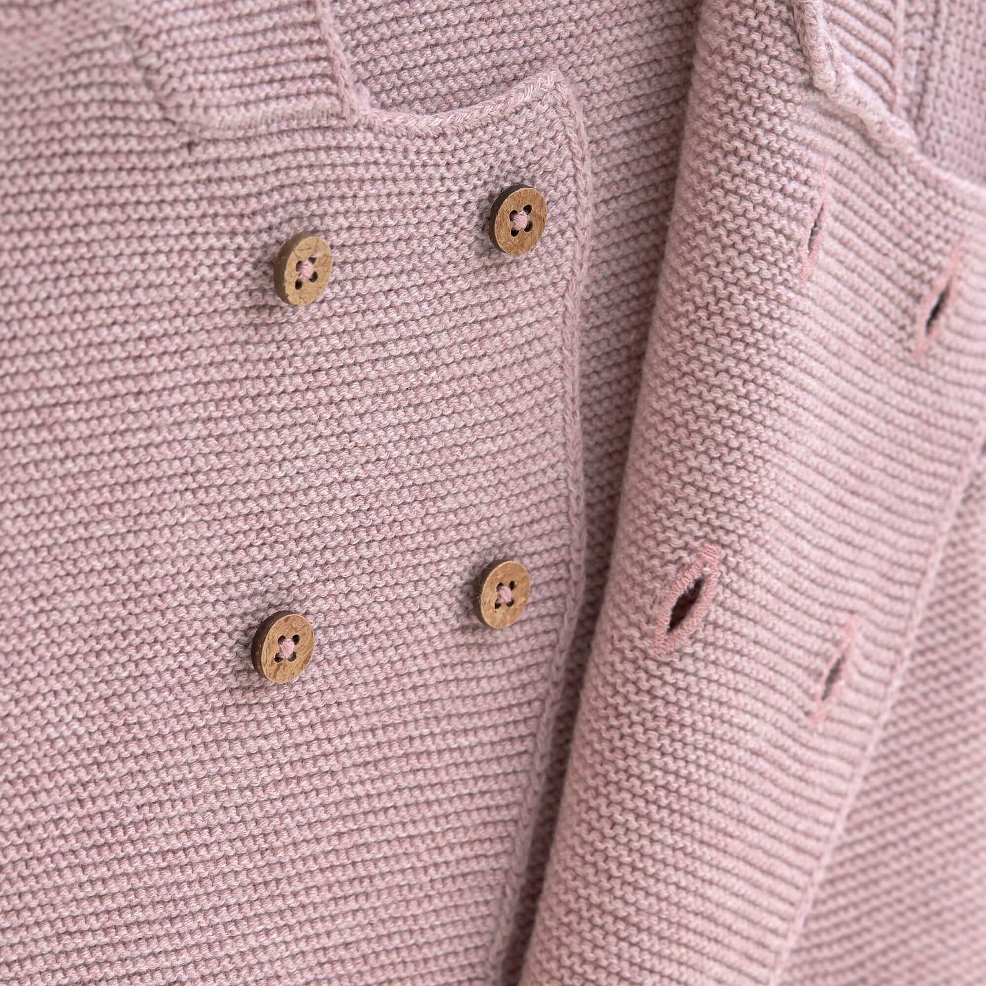 LÄSSIG Kapuzenstrickjacke Lässig Jacke für Ihr Baby - Knitted Hoodie GOTS, Garden Explorer