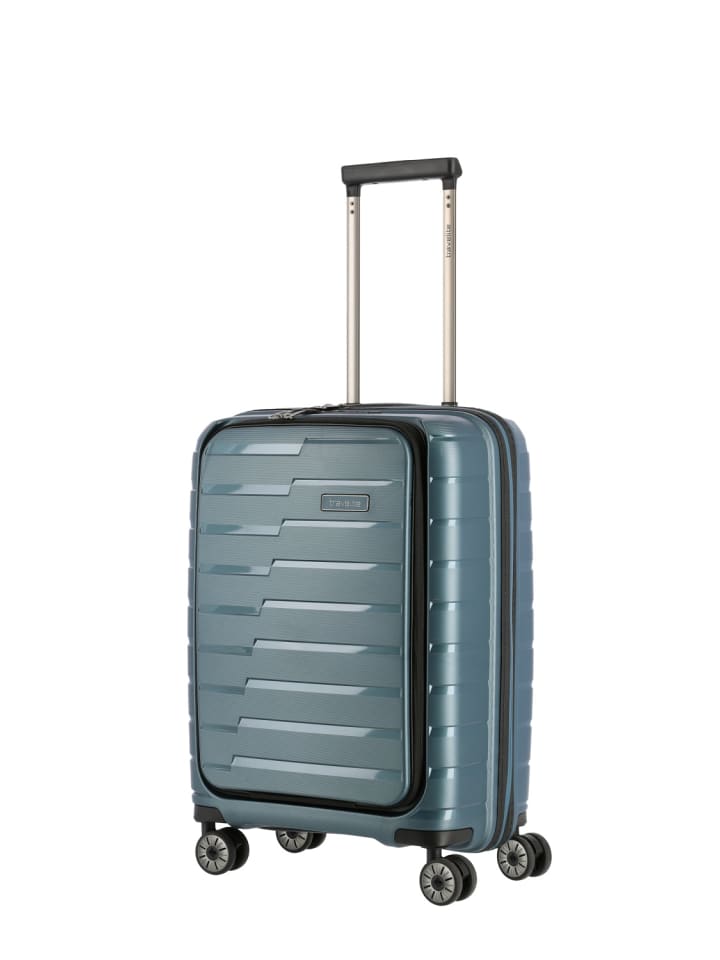 travelite Travelite Koffer AIR BASE 4w Trolley S Vortasche, Eisblau günstig kaufen onesize
