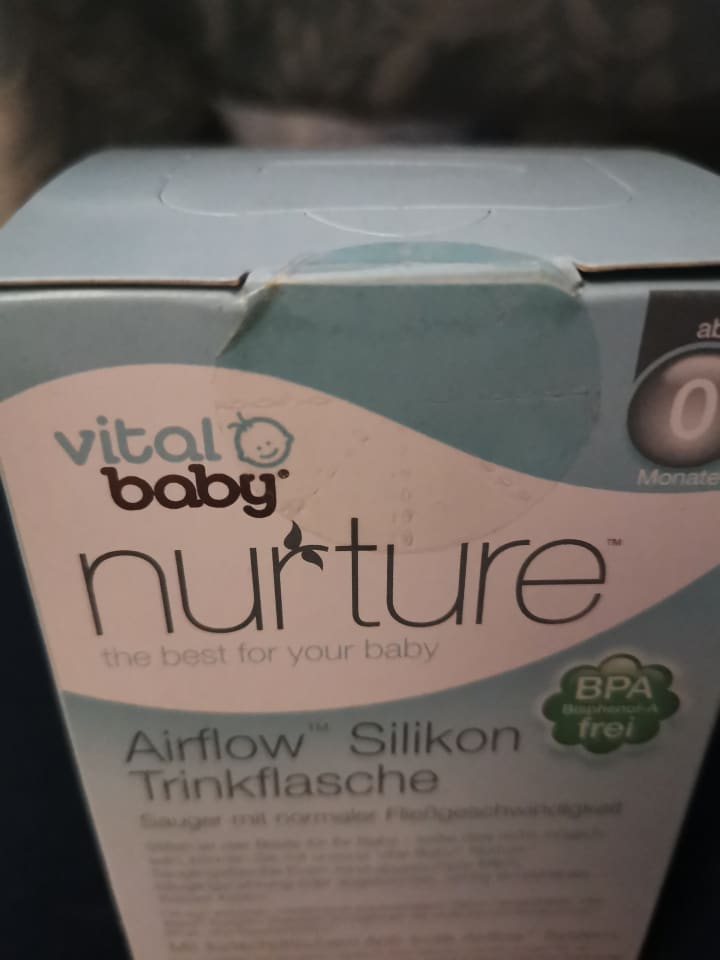 Vital Baby Airflow Weithals Silikon-Flasche 150ml transparent günstig kaufen onesize