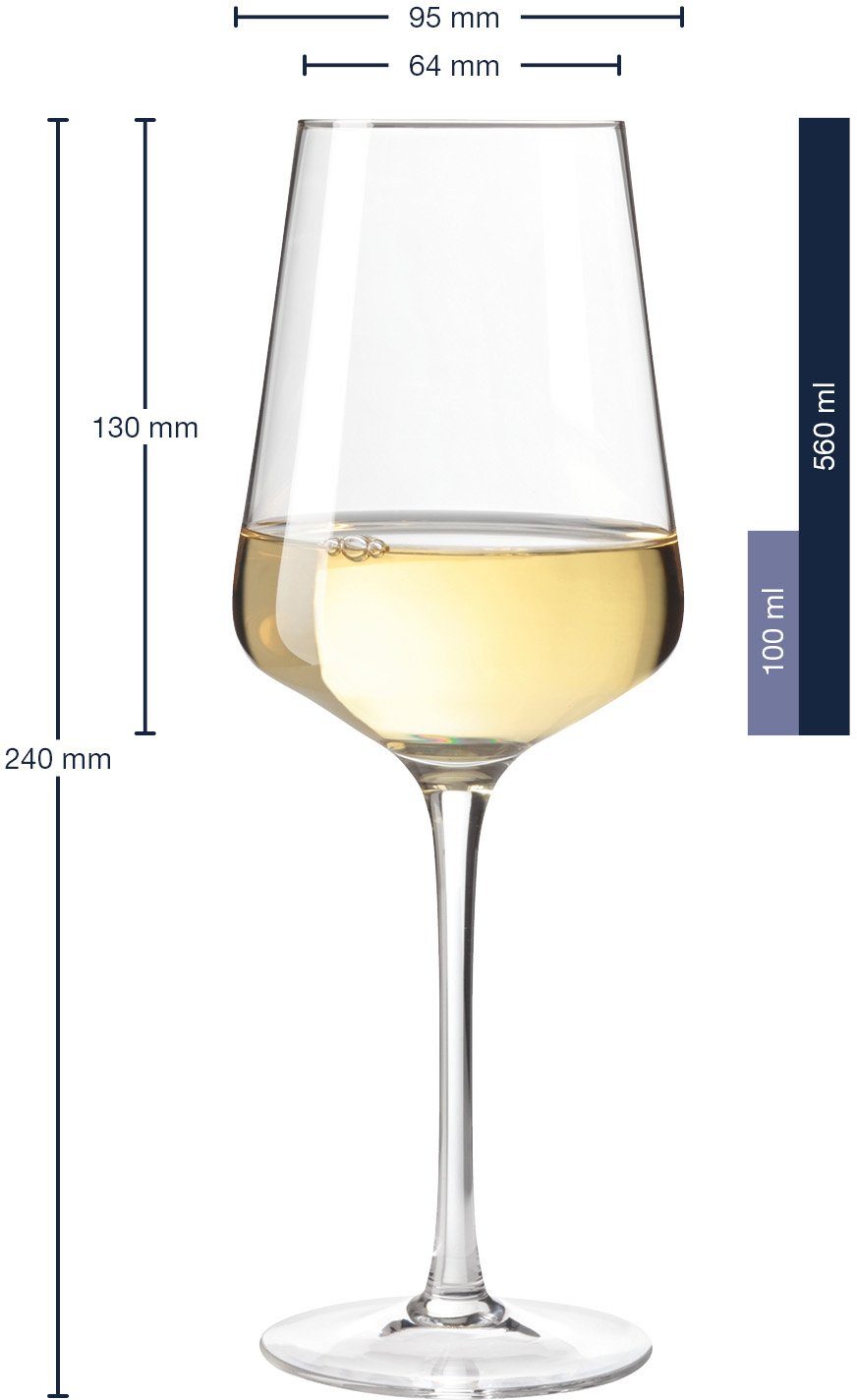 LEONARDO Gläser-Set Puccini, Glas, Teqton-Qualität, 12-teilig