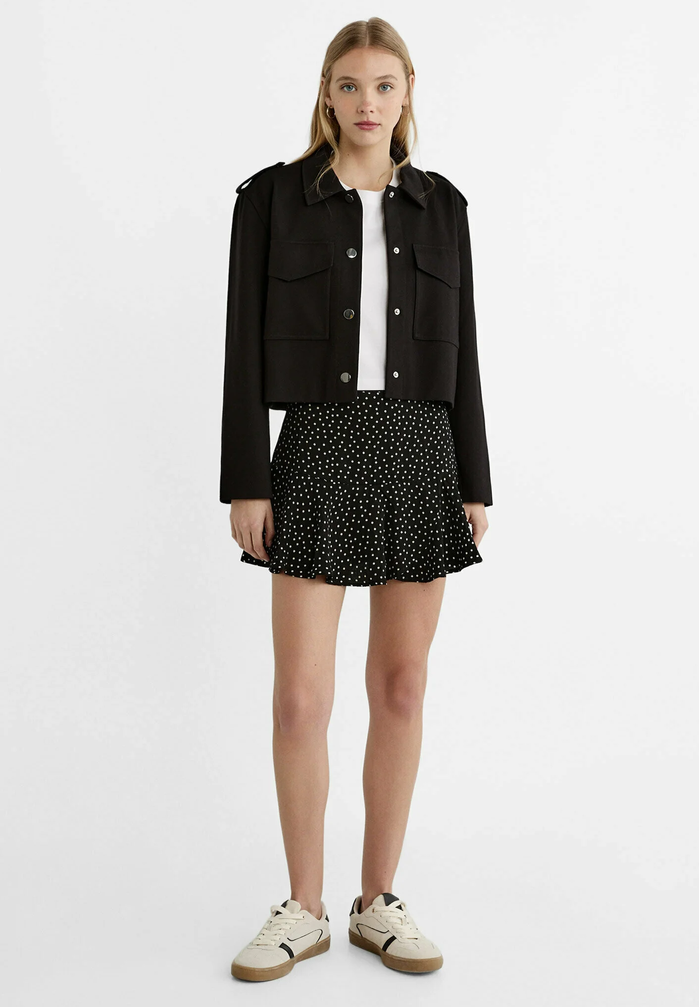 Stradivarius HIGH FLOWING - Falda campana