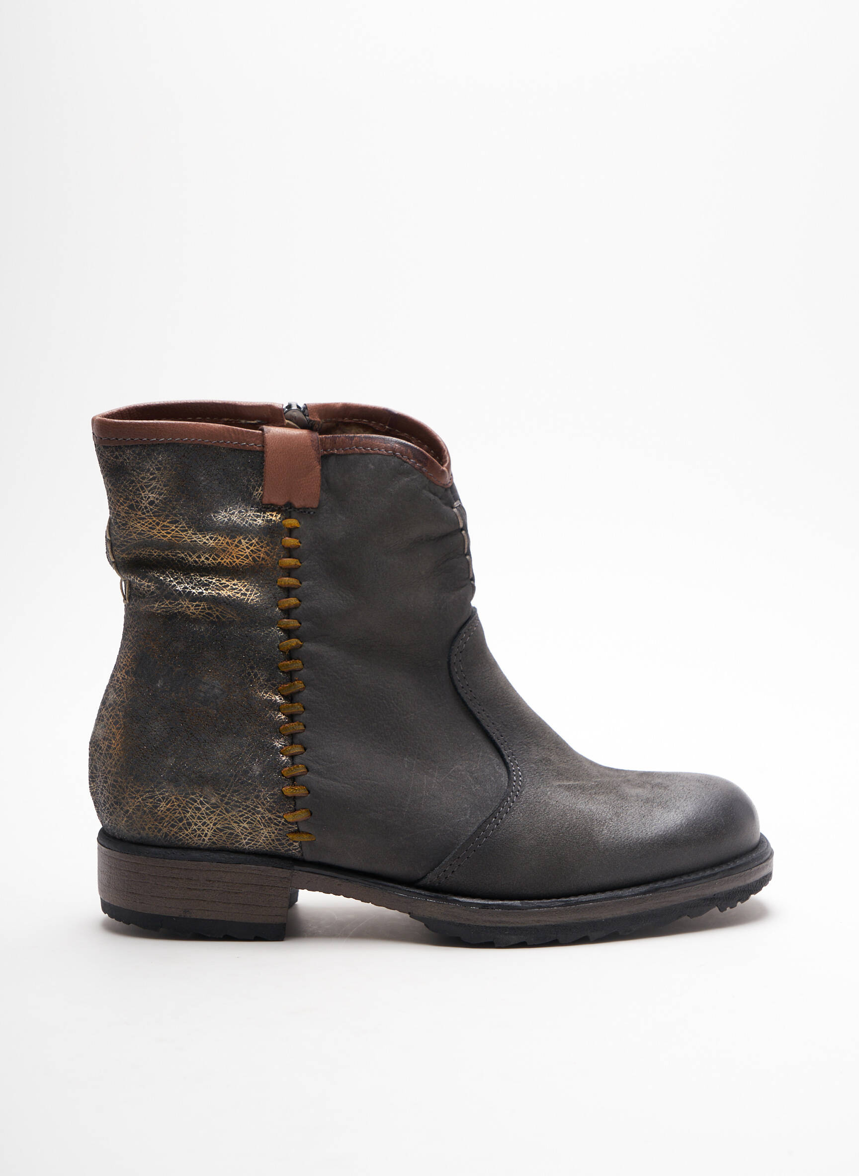 Bunker Bottines Femme couleur gris