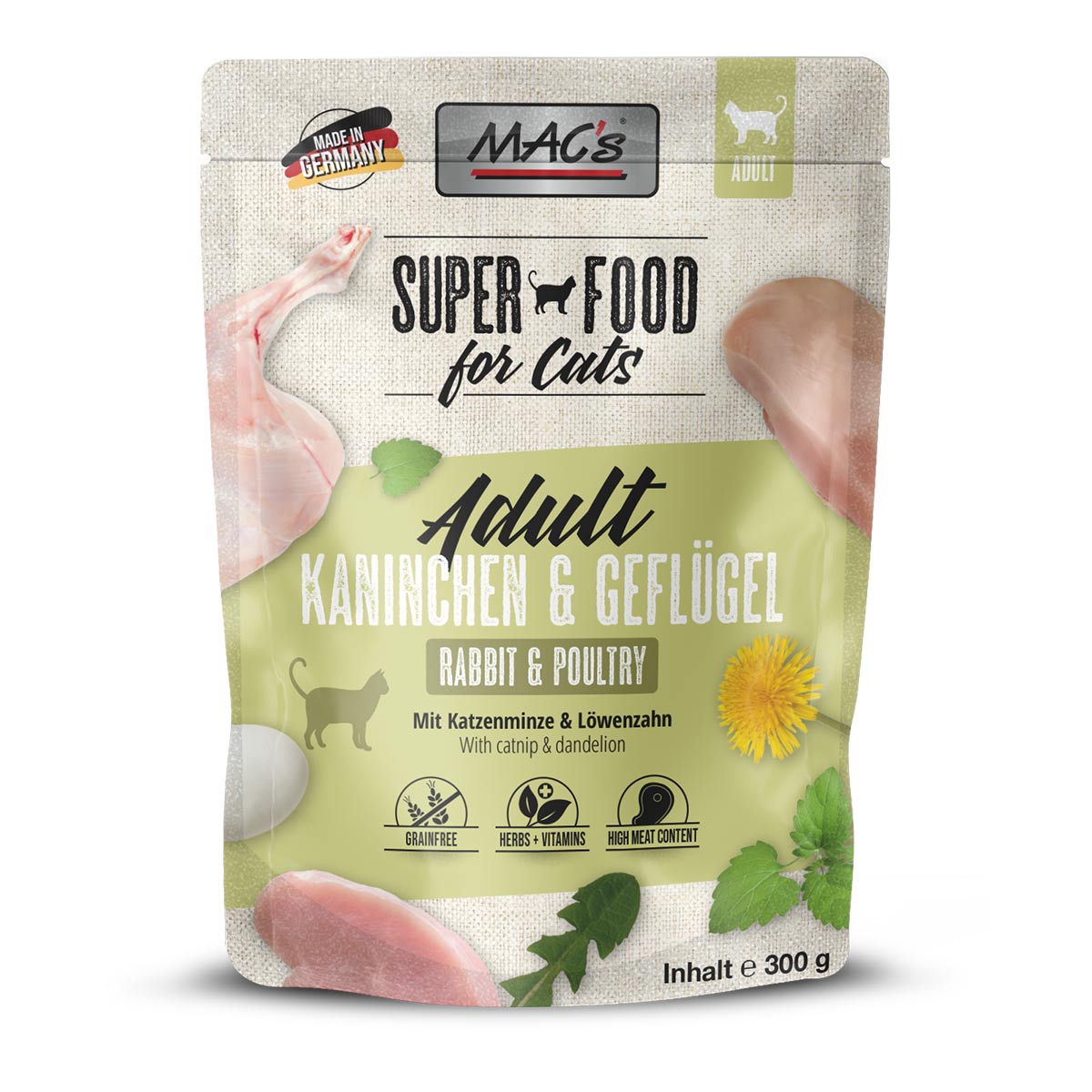 MAC's Cat Pouch Kaninchen & Geflügel günstig kaufen bei ZooRoyal