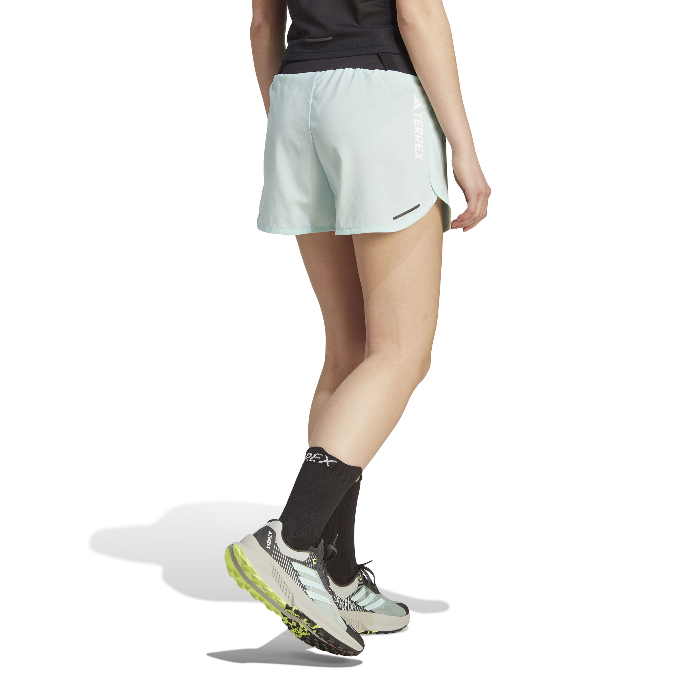 Terrex AGR 3in Laufshorts Damen - Hellblau