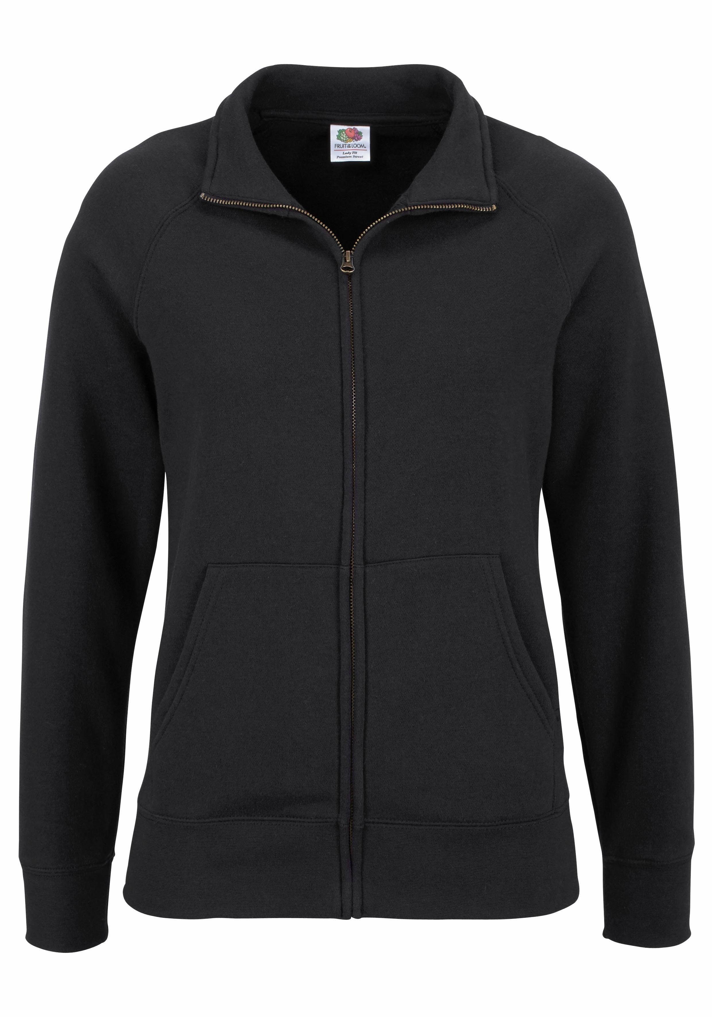 Fruit of the Loom Sweatshirt Lady-Fit Premium Sweat Jacket