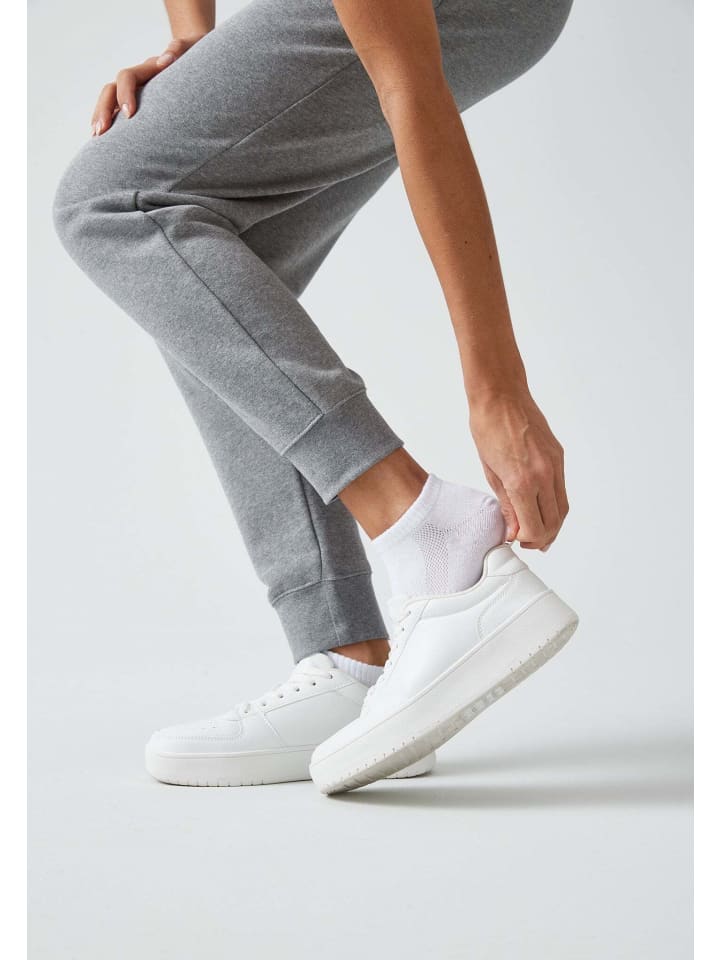SNOCKS Sneaker Socken aus Bio-Baumwolle 6 Paar in Weiß günstig kaufen