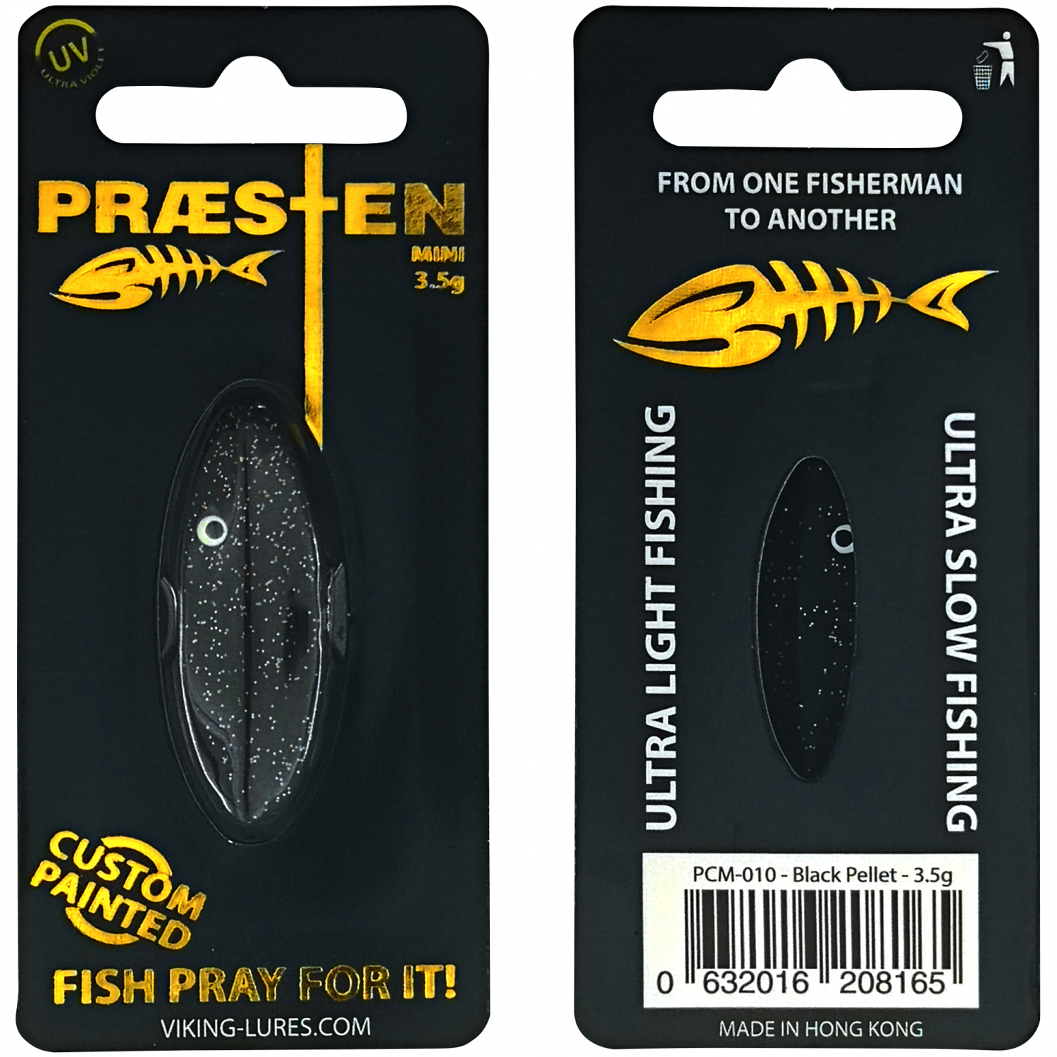 OGP Inlineköder Præsten Mini (Black Pellet)