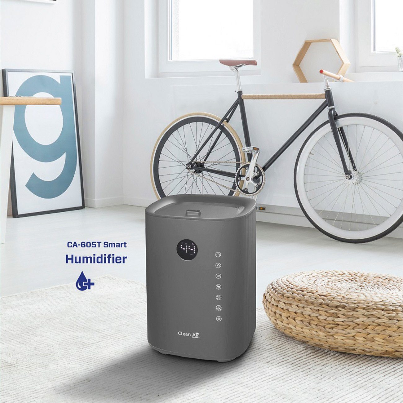 Clean Air Optima Luftbefeuchter CA-605T Smart Top Filling, 3,8 l Wassertank, Clean Air Optima® App