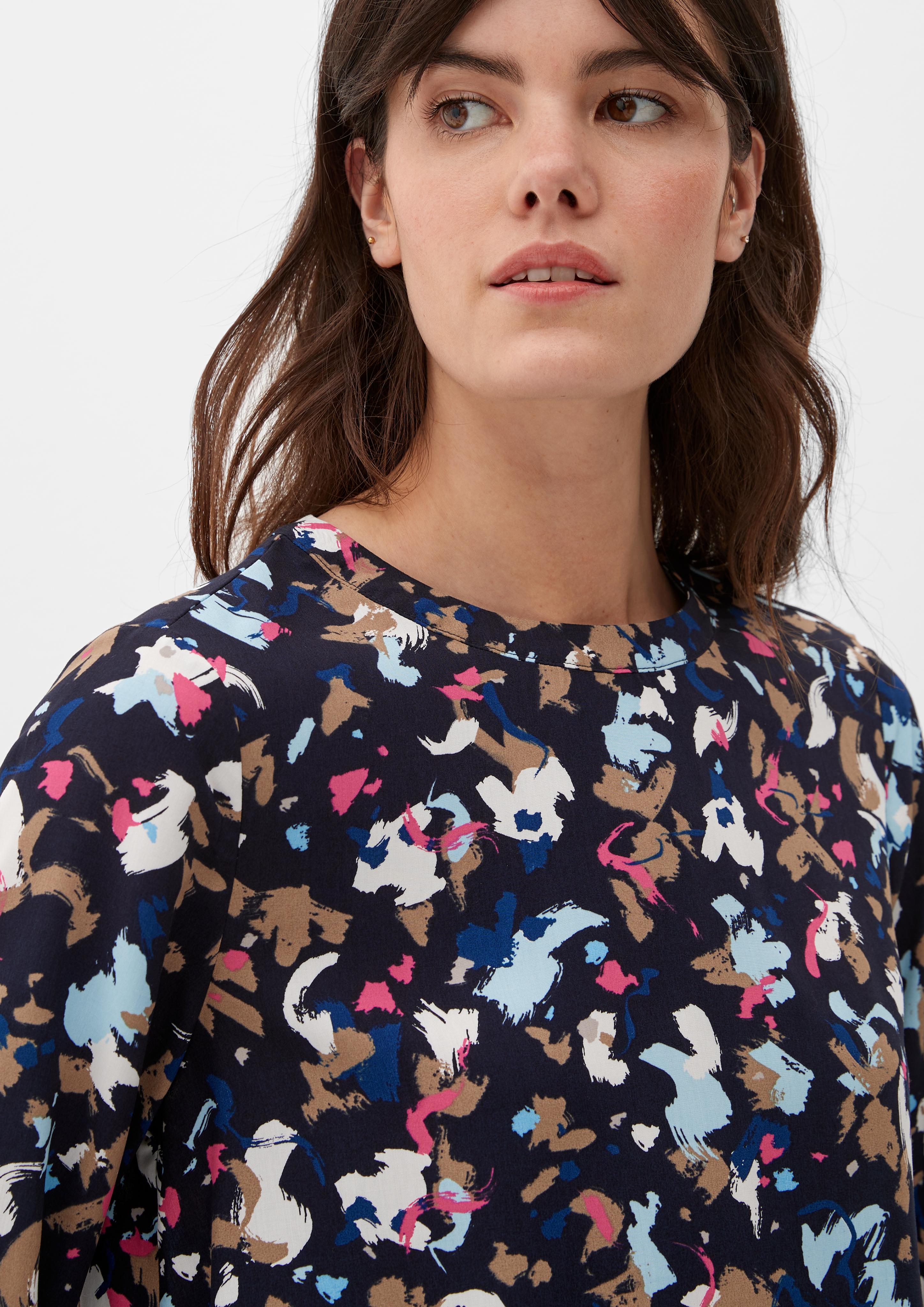 Viskosebluse in abstraktem Muster  2124883-59A0