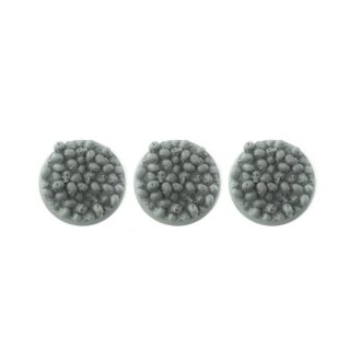 Bitspudlo - 40mm Round Skull Pile Bases (3)