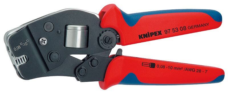 Knipex 97 53 08 Selbsteinstellende Crimpzange Rot