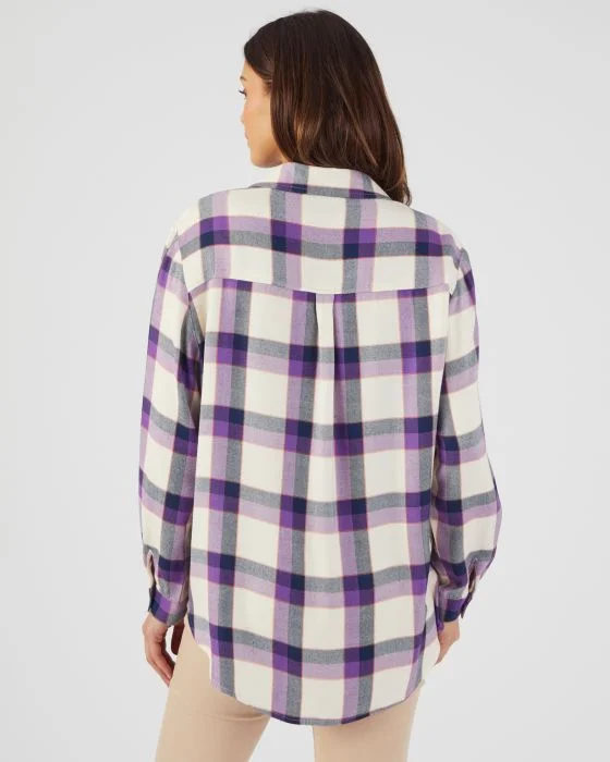 Chemise tunique à carreaux