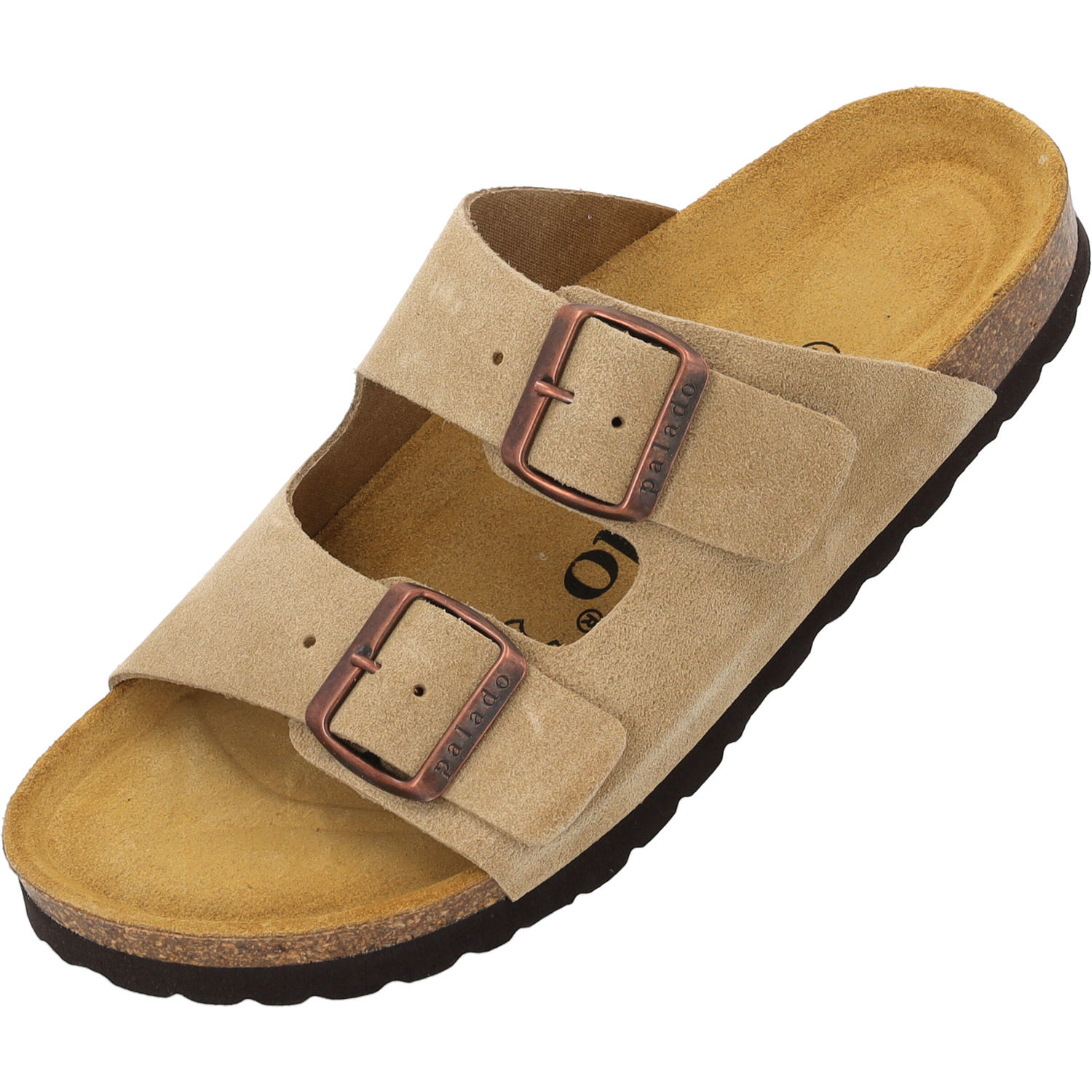 Palado Korfu Premium Leather Herren, Pantoletten, Herren, Cappuccino