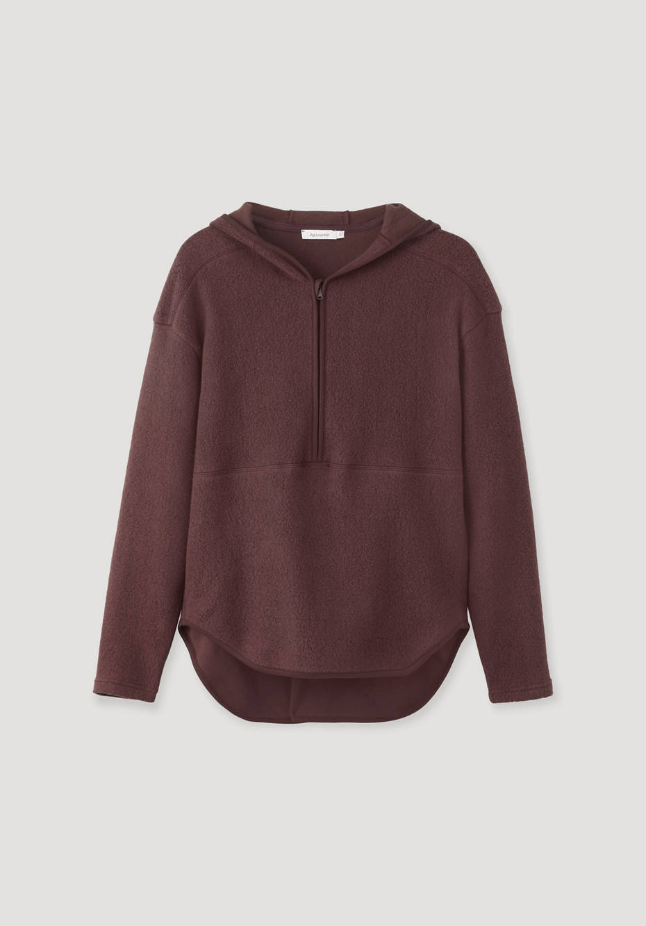 Fleece-Hoodie aus reiner Bio-Baumwolle