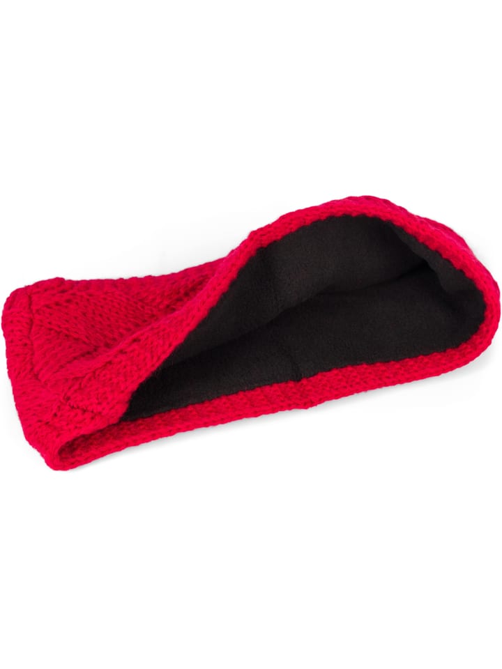 styleBREAKER Strick Stirnband in Rot günstig kaufen onesize