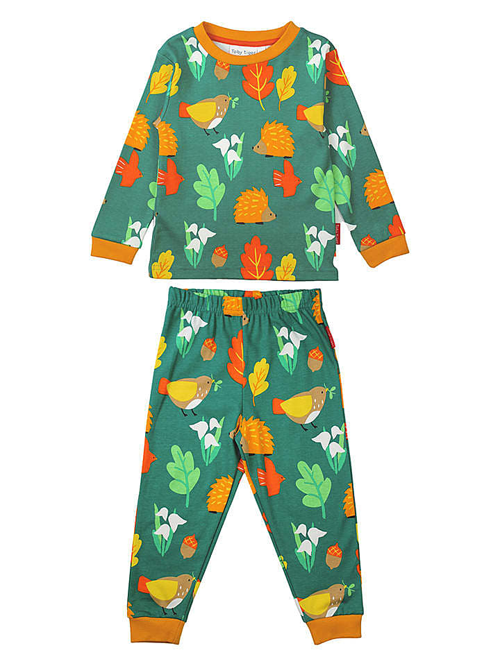 Toby Tiger Pyjama in Grün günstig kaufen 116