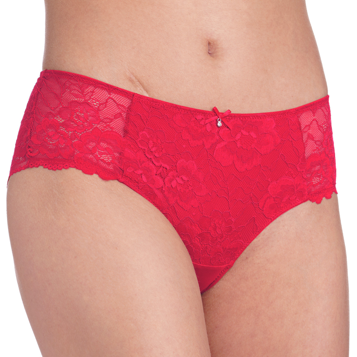 2 Damen Pantys aus floraler Spitze